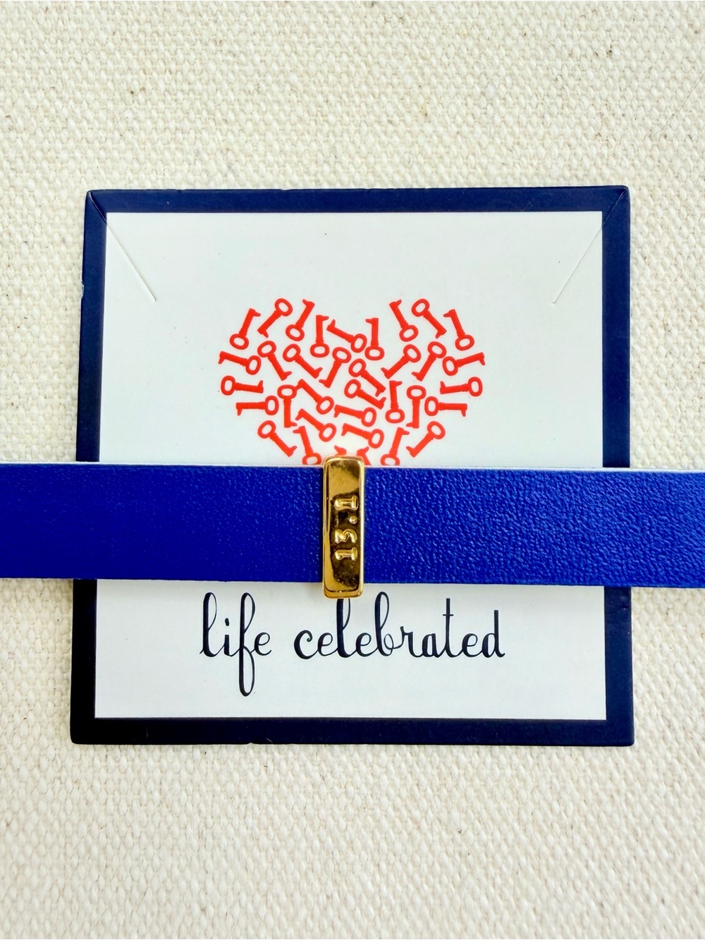 *Marathon Bar Charm* KEEP COLLECTIVE Retired Gold 13.1